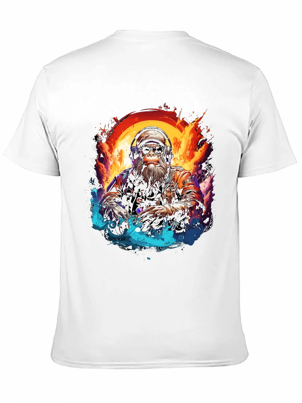 DJ Bigfoot T-Shirt - Fire and Ice Design product image 10