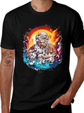 DJ Bigfoot T-Shirt - Fire and Ice Design product image 1