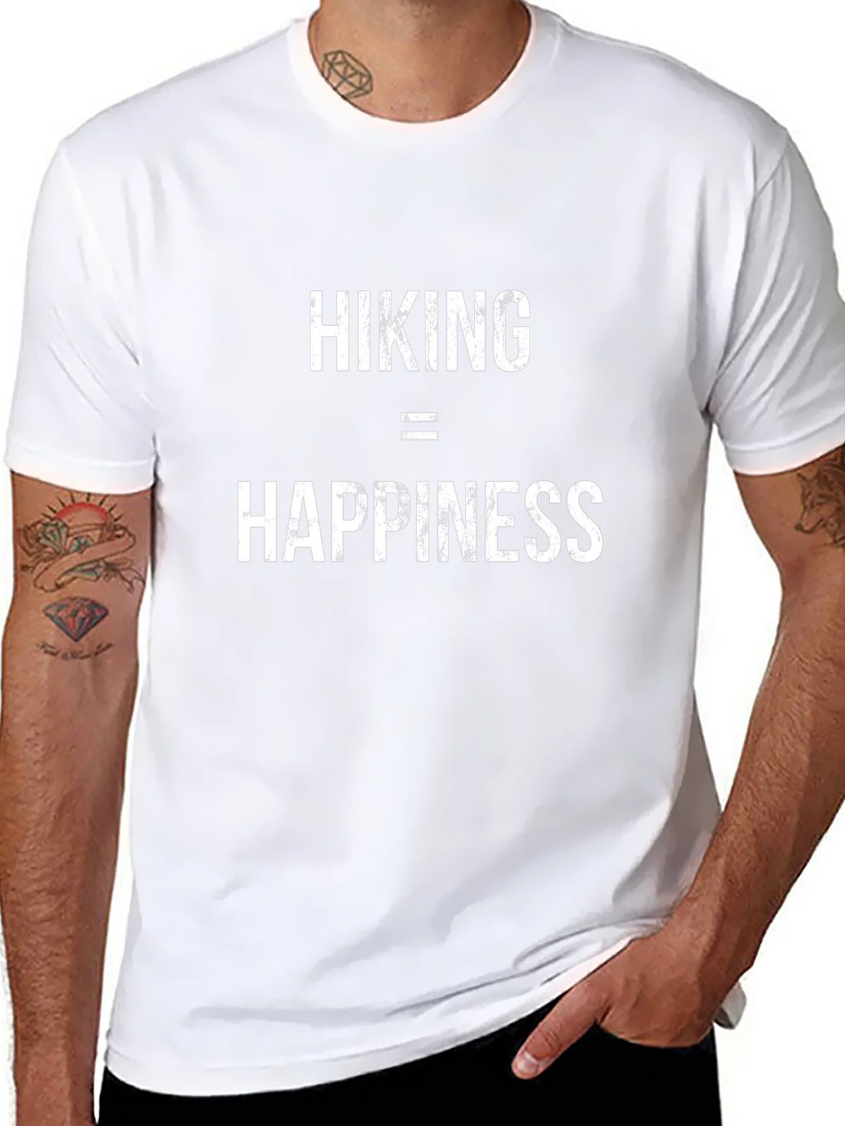 Hiking = Happiness Graphic Tee product image 7