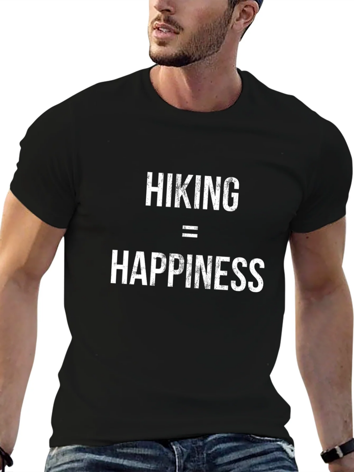 Hiking = Happiness Graphic Tee product image 6