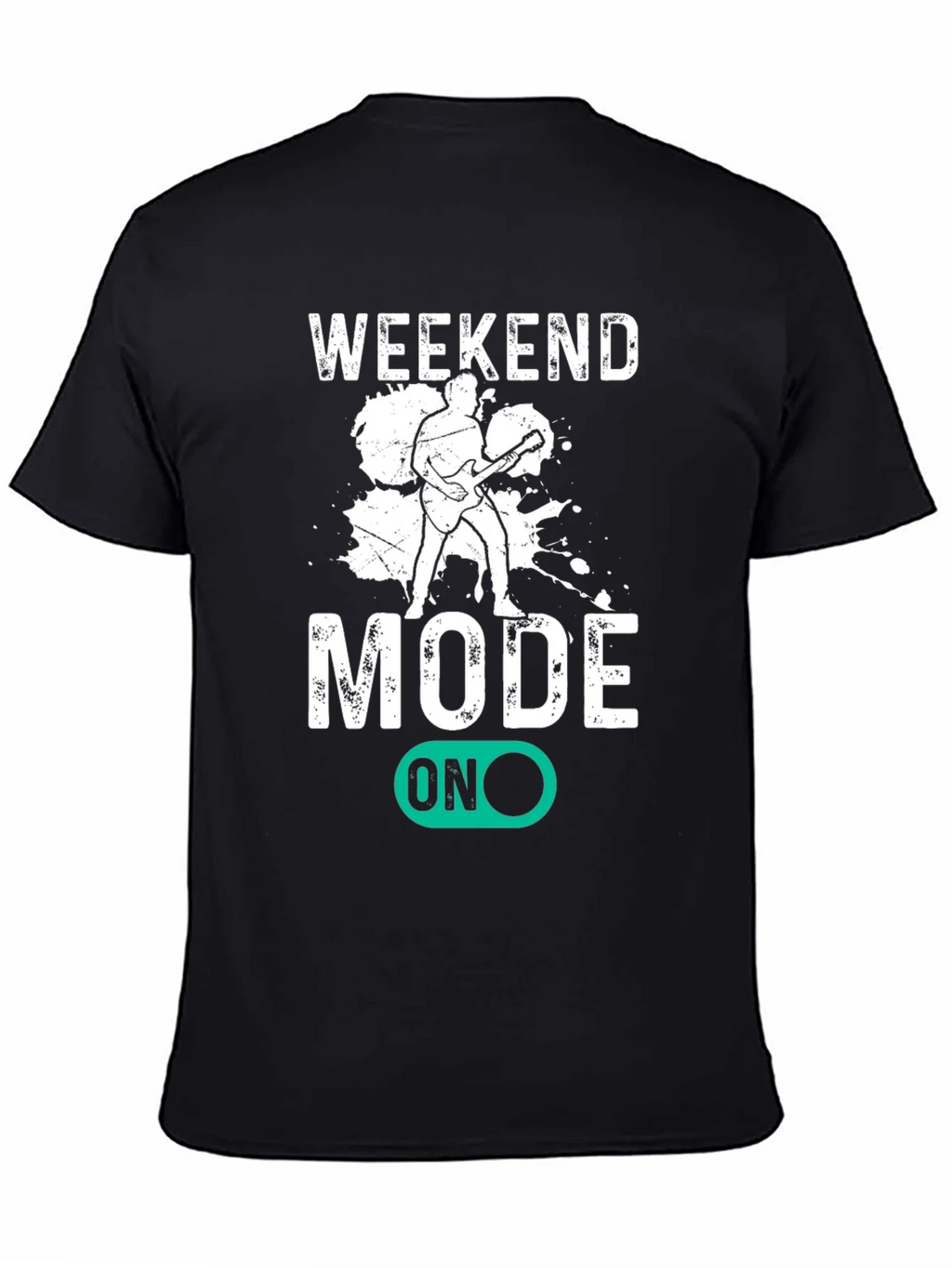 Weekend Mode On T-Shirt - Black Graphic Tee product image 3