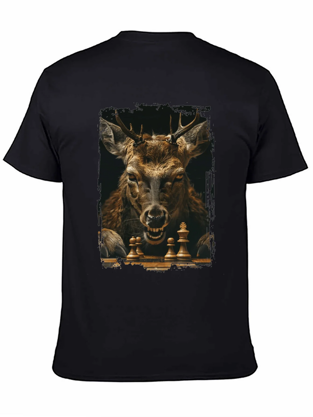 Chess Deer Graphic Tee - Unique Animal Design product image 4