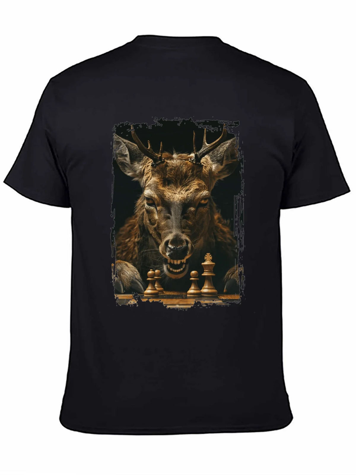 Chess Deer Graphic Tee - Unique Animal Design product image 4