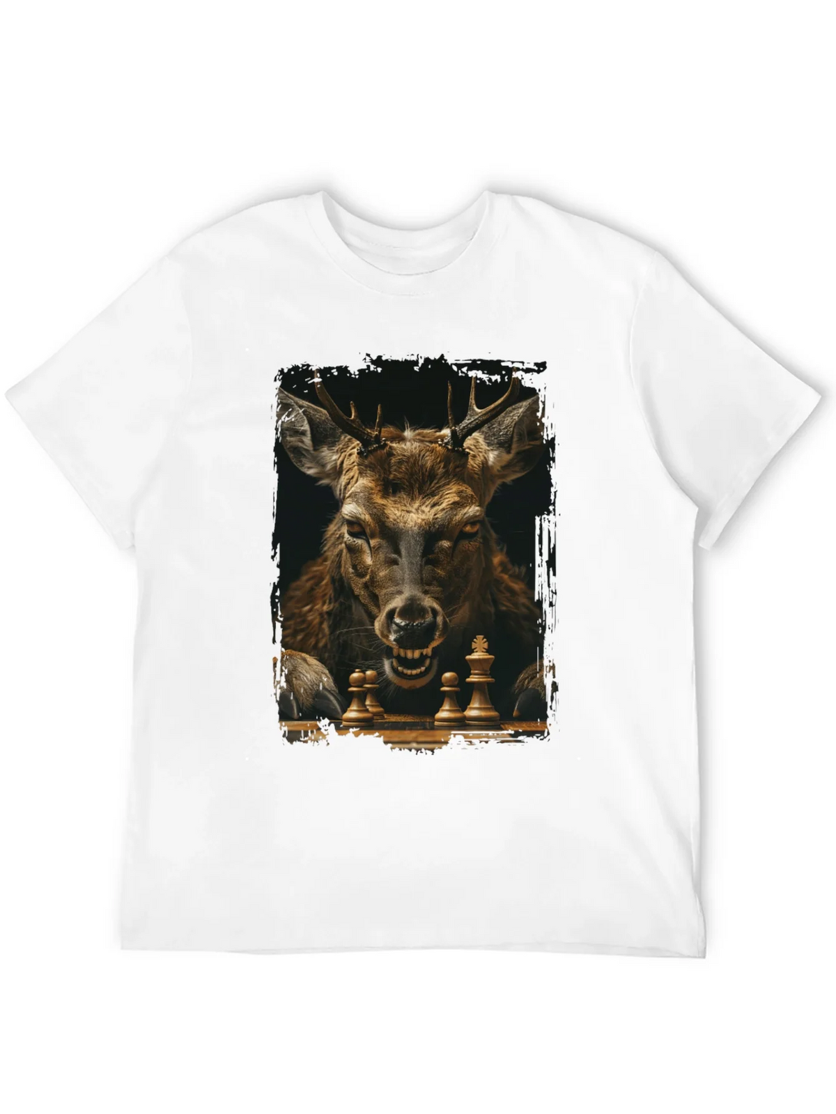 Chess Deer Graphic Tee - Unique Animal Design product image 8