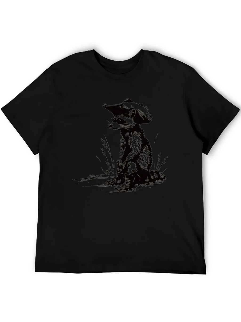 Raccoon Cowboy Graphic Tee - Cool Casual Style product image 5