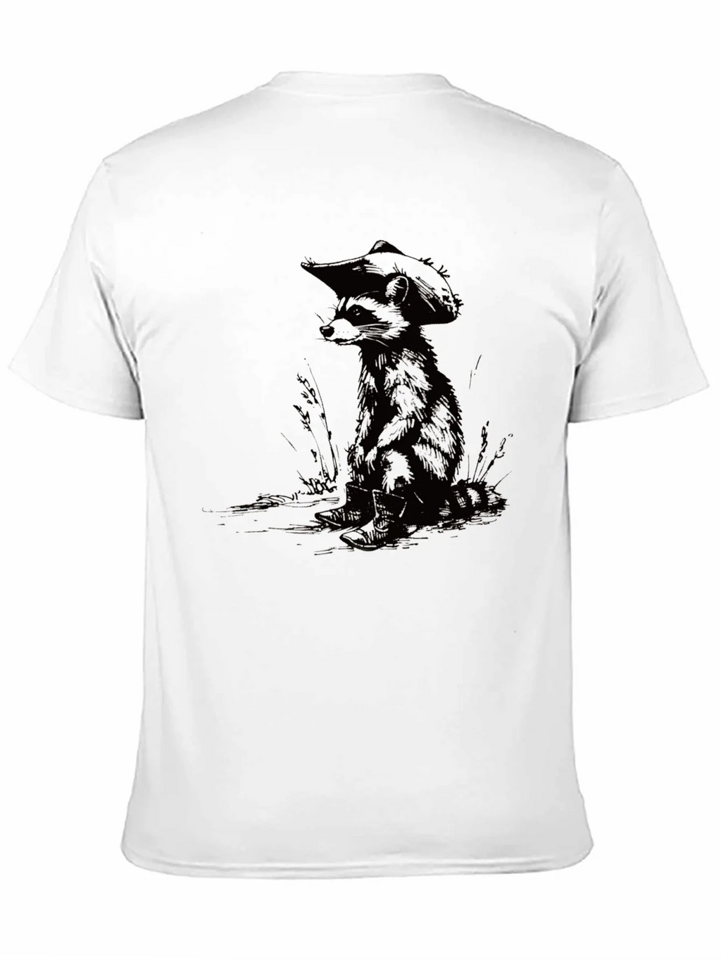 Raccoon Cowboy Graphic Tee - Cool Casual Style product image 10
