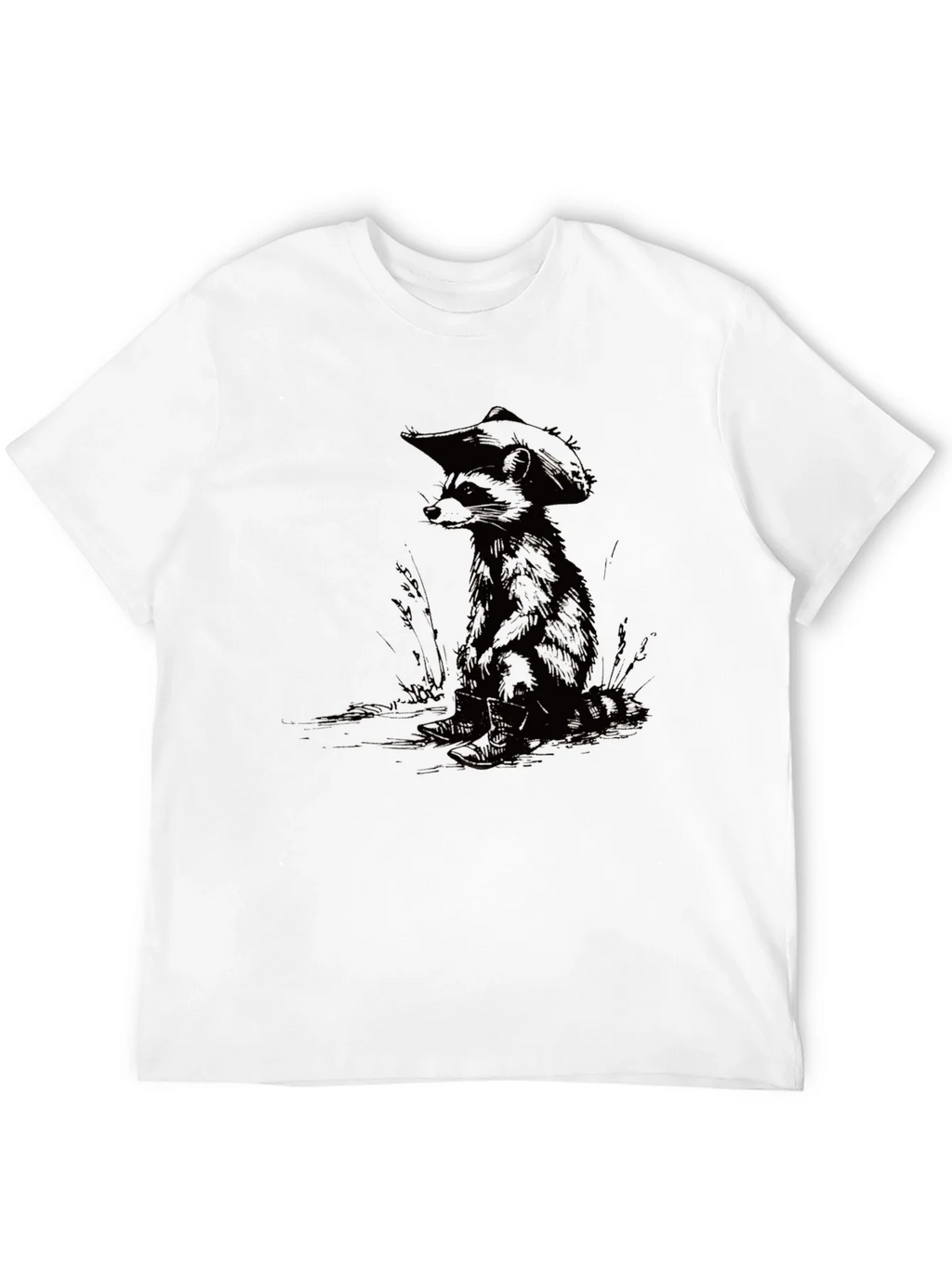 Raccoon Cowboy Graphic Tee - Cool Casual Style product image 11