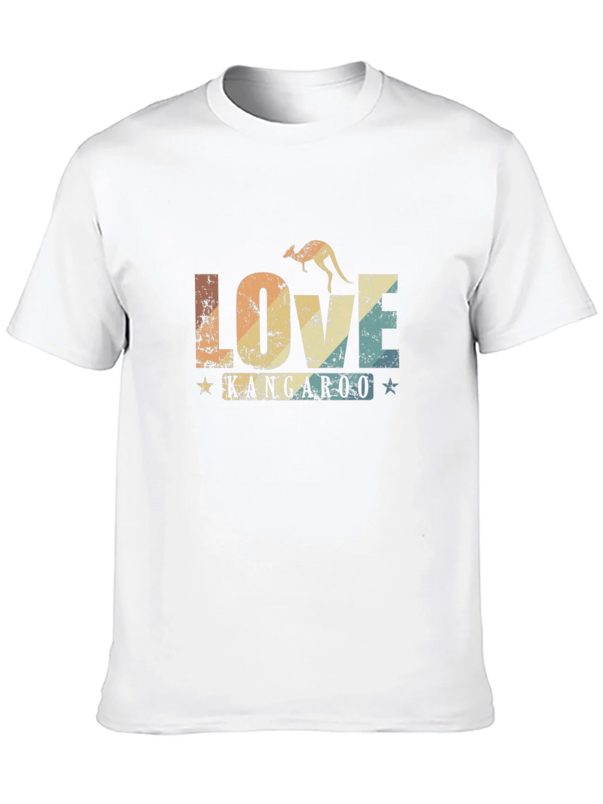 Love Kangaroo Retro Graphic T-Shirt product image 9