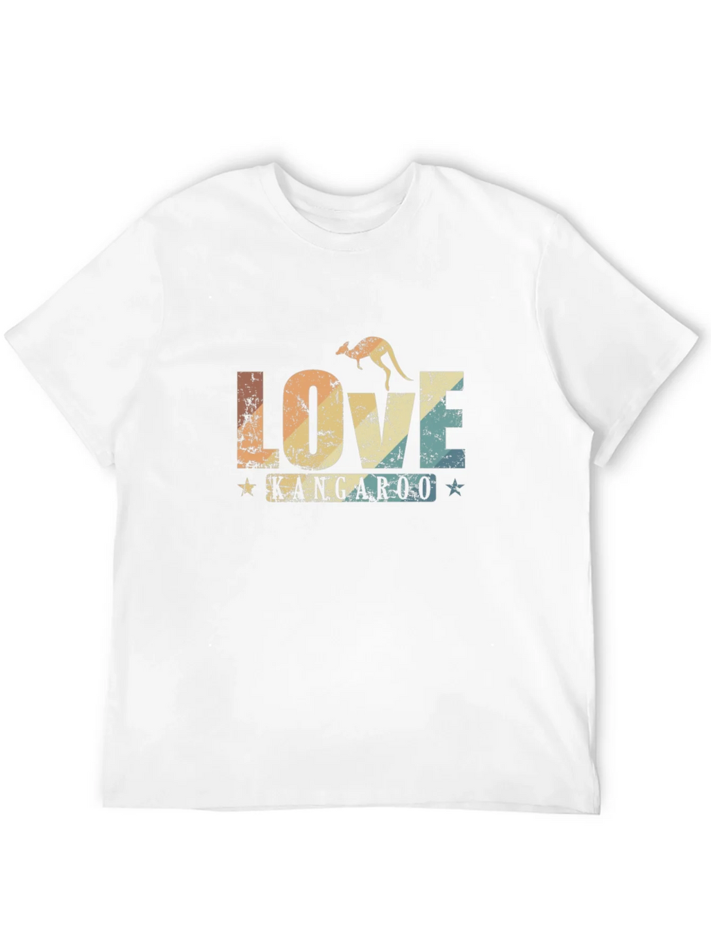 Love Kangaroo Retro Graphic T-Shirt product image 11