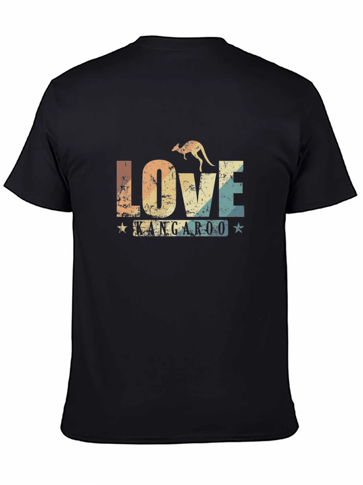 Love Kangaroo Retro Graphic T-Shirt product image 4