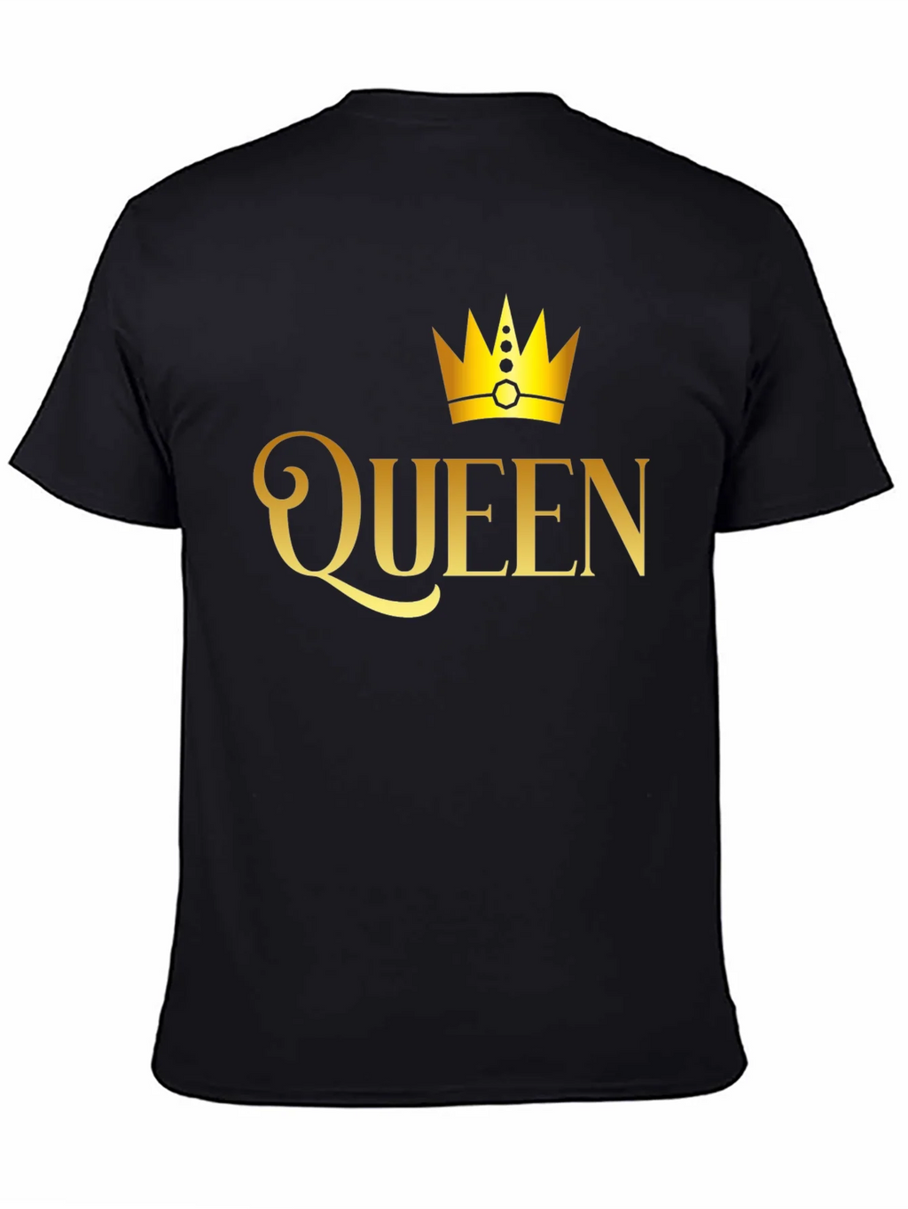 Queen Graphic Tee - Gold Print product image 4