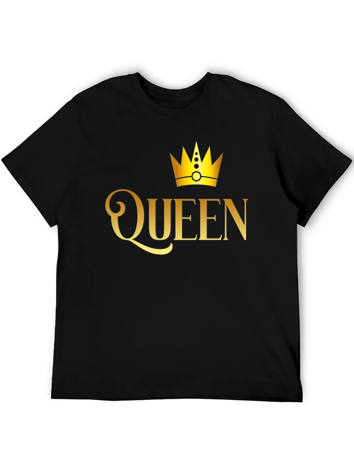 Queen Graphic Tee - Gold Print product image 5