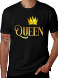 Queen Graphic Tee - Gold Print product image 1