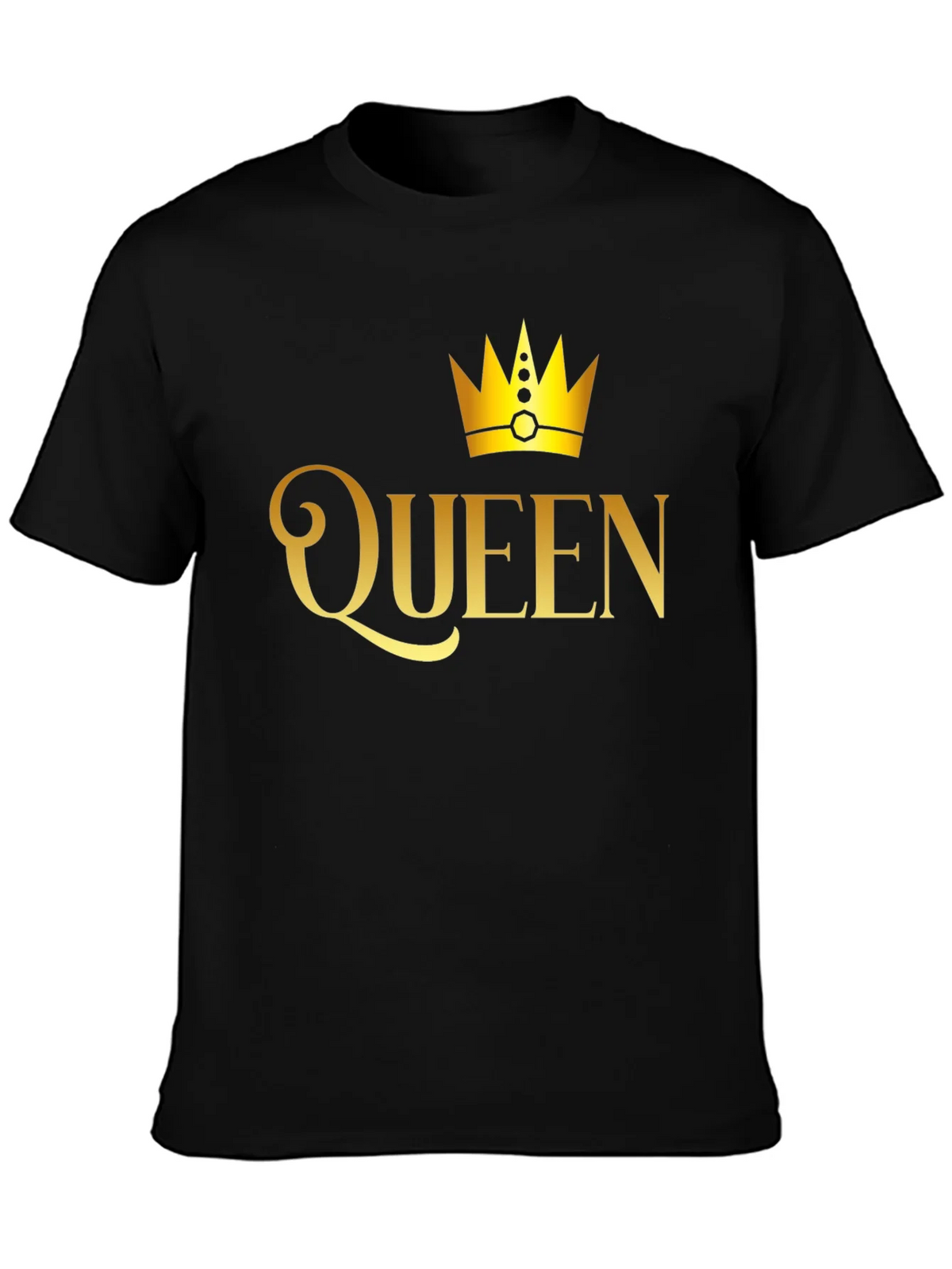 Queen Graphic Tee - Gold Print product image 3