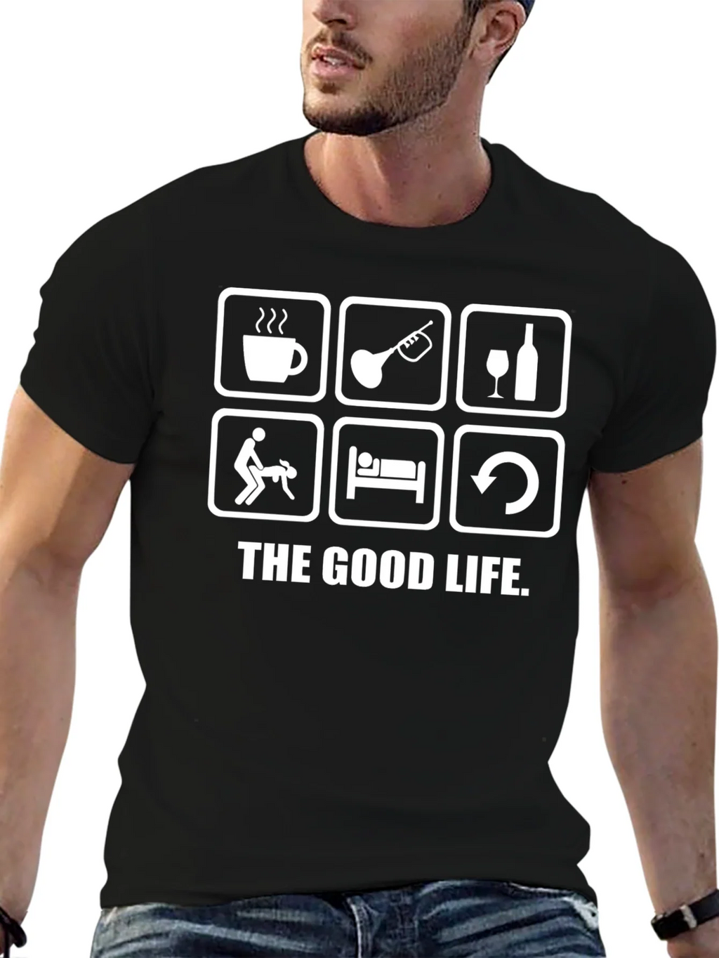 The Good Life Graphic Tee - Black product image 6