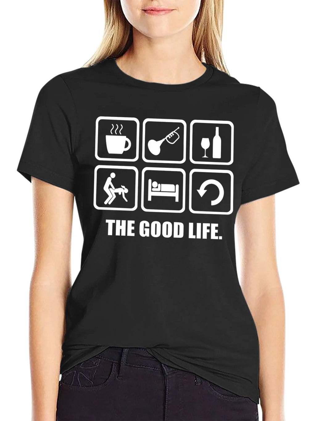 The Good Life Graphic Tee - Black product image 2