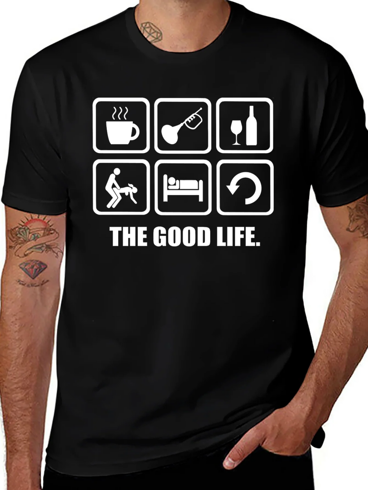 The Good Life Graphic Tee - Black product image 1