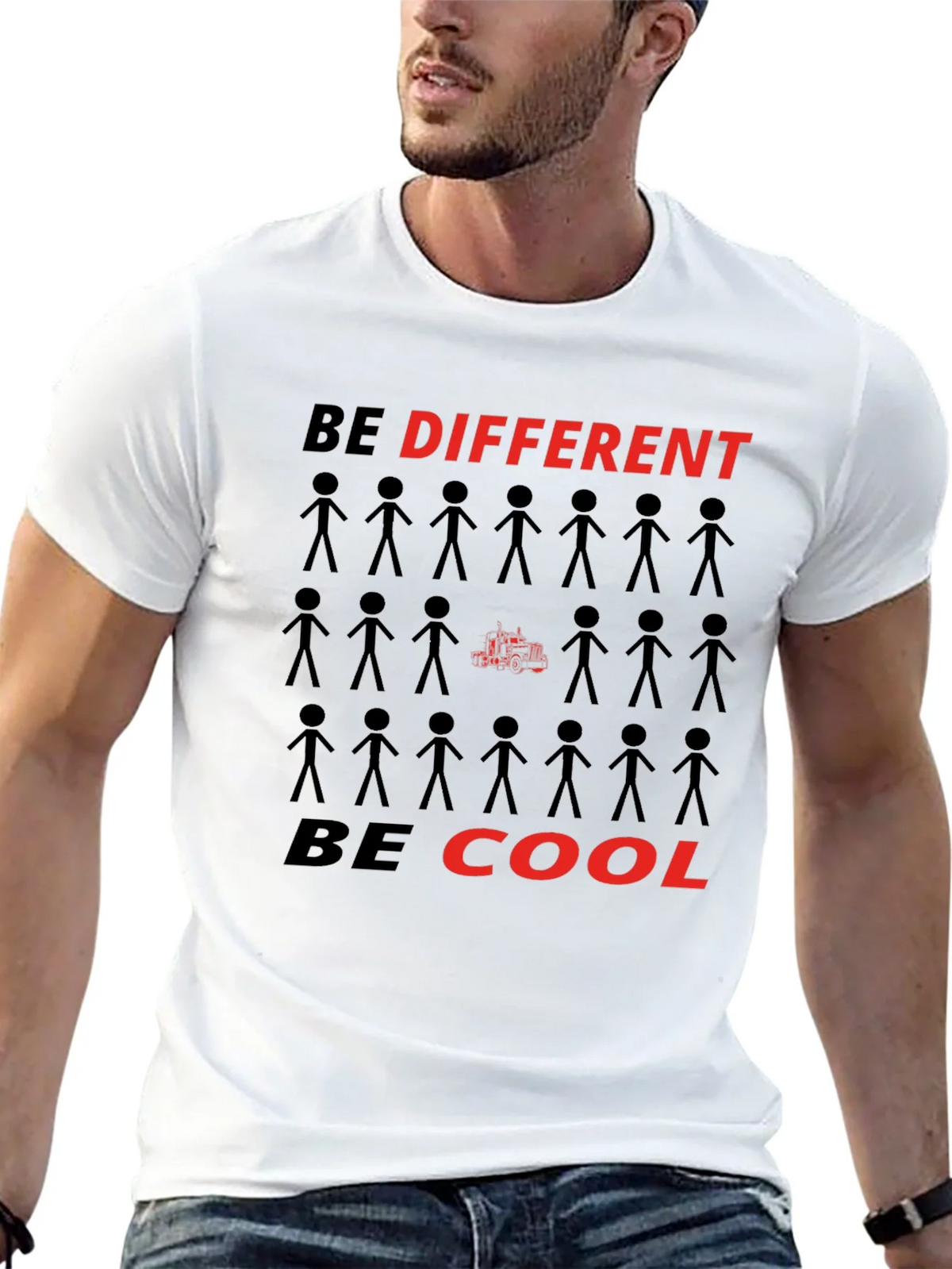 Be Different Be Cool Graphic T-Shirt product image 12