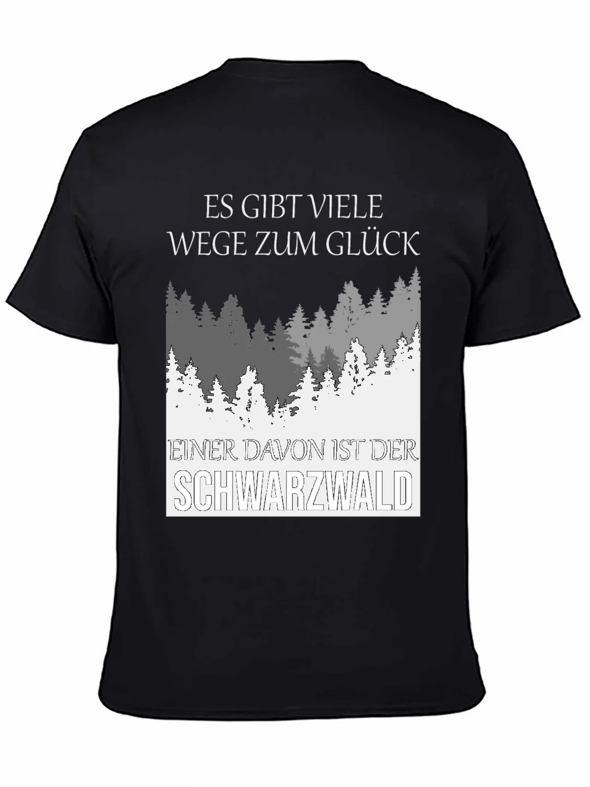 Black Forest T-Shirt: Way to Happiness Graphic Tee product image 4