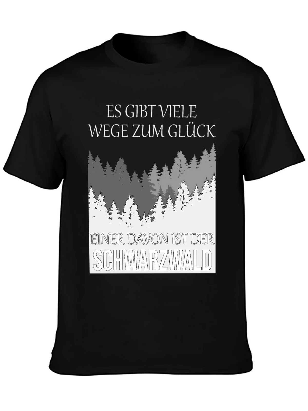 Black Forest T-Shirt: Way to Happiness Graphic Tee product image 3