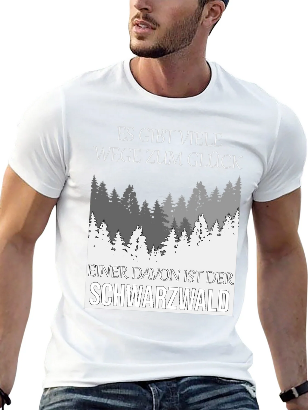 Black Forest T-Shirt: Way to Happiness Graphic Tee product image 12