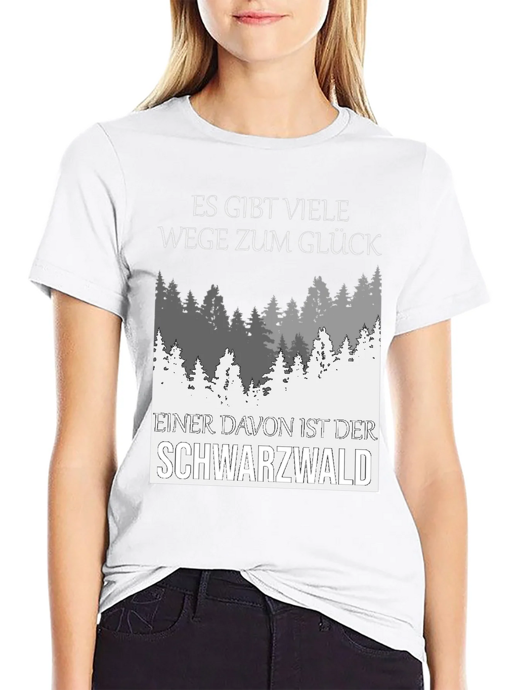 Black Forest T-Shirt: Way to Happiness Graphic Tee product image 8
