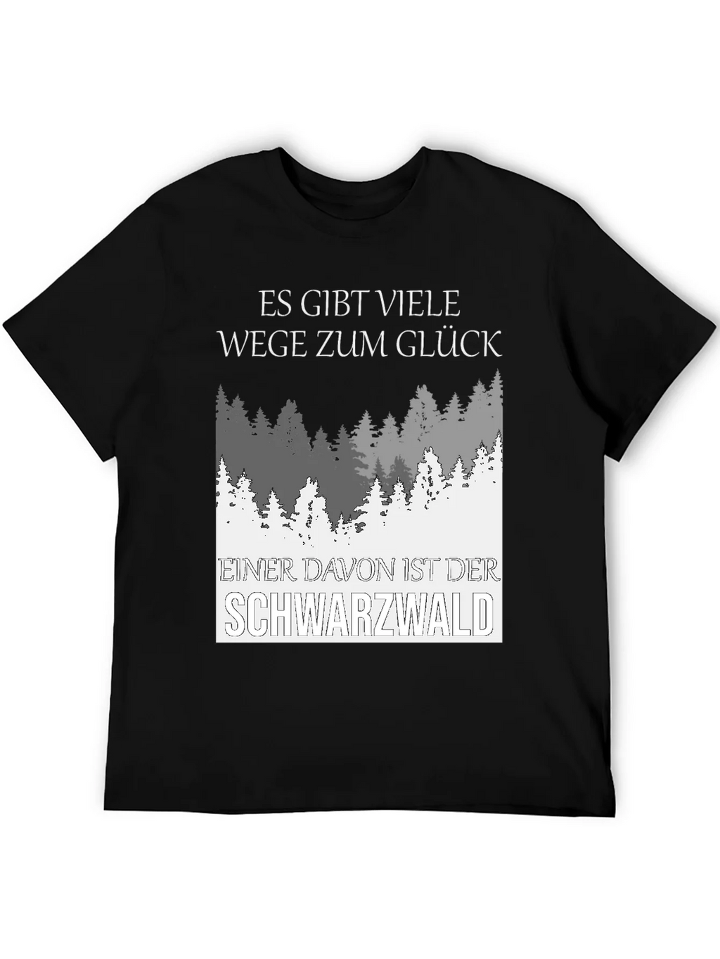 Black Forest T-Shirt: Way to Happiness Graphic Tee product image 5