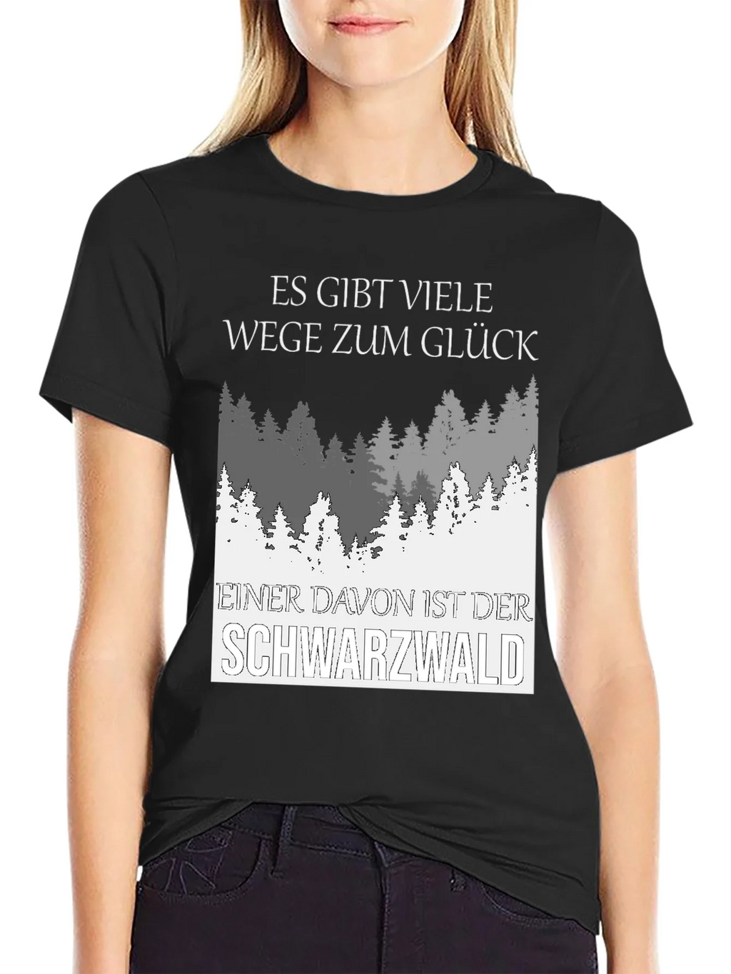 Black Forest T-Shirt: Way to Happiness Graphic Tee product image 2