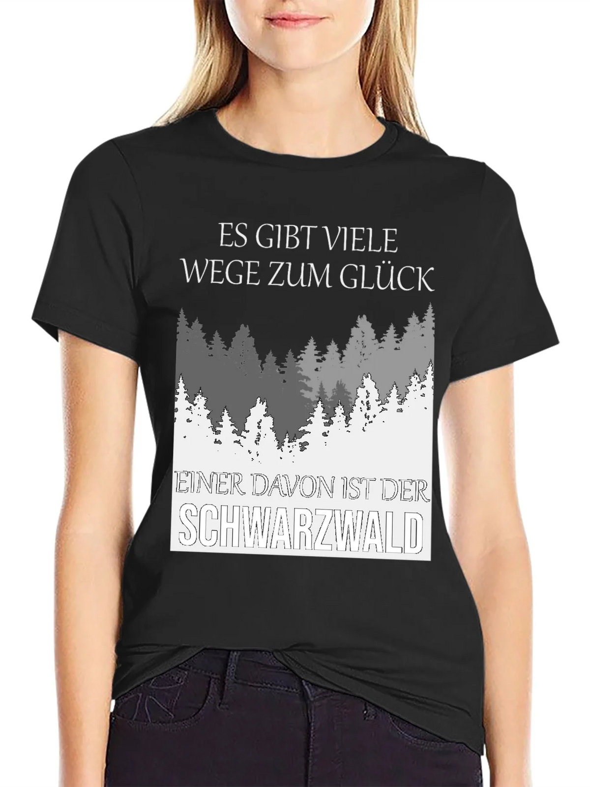 Black Forest T-Shirt: Way to Happiness Graphic Tee product image 2