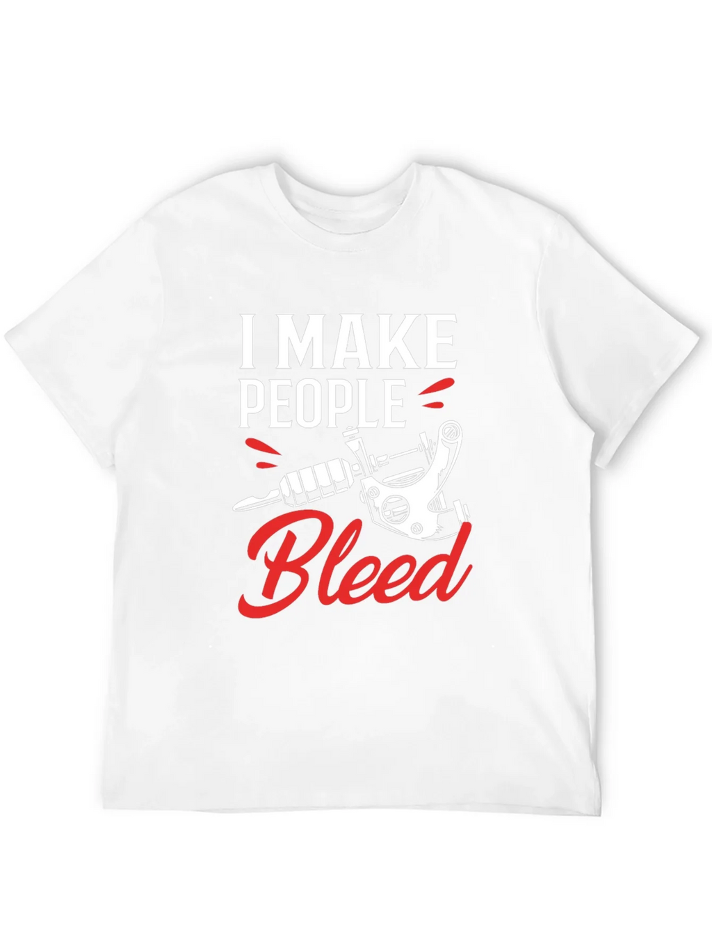 I Make People Bleed Tattoo Artist Black T-Shirt product image 9