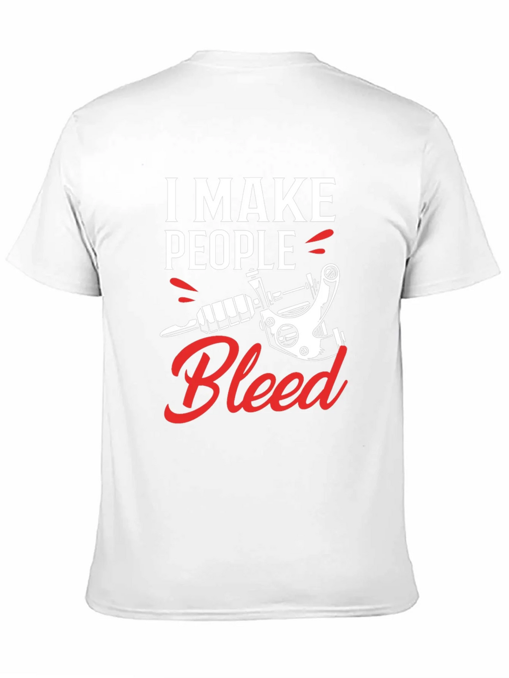 I Make People Bleed Tattoo Artist Black T-Shirt product image 8